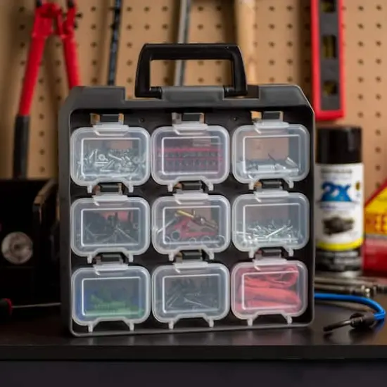 Iris&reg; Gray 9-Compartment Utility Case {4}