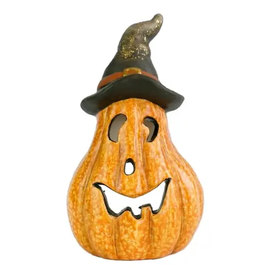 8" Jack-O-Lantern LED Decoration {1}