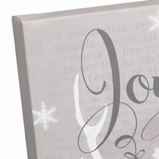 Joyeaux Noel Reindeer Canvas Wall Art {3}