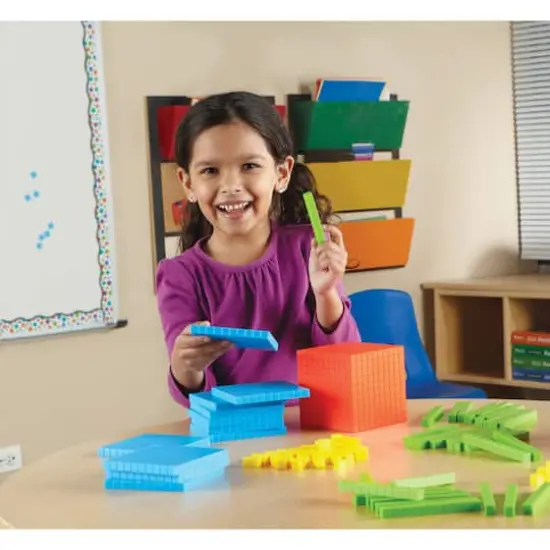 Learning Resources&reg; Brights!&trade; Base 10 Classroom Set {4}