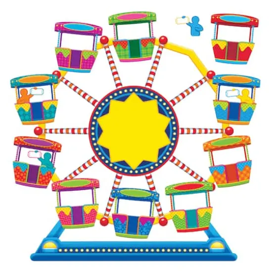 Ferris Wheel Job Chart Plus Bulletin Board Set {1}