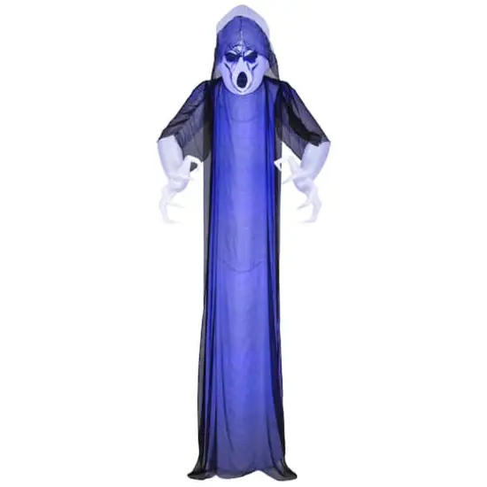 12ft. Airblown&reg; Inflatable Halloween Short Circuit Frightening Ghost With Black Overlay {1}