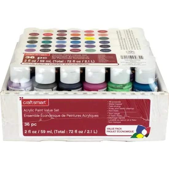 36 Color Acrylic Paint Value Set by Craft Smart&reg; {5}