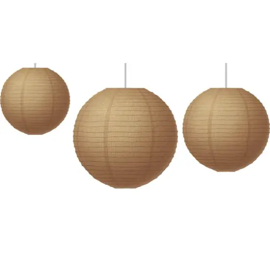 Teacher Created Resources Burlap Paper Lanterns, Pack of 3 {1}