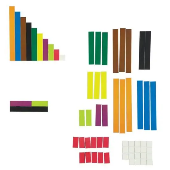 Magnetic Cuisenaire&reg; Rods, 64 Pieces {1}
