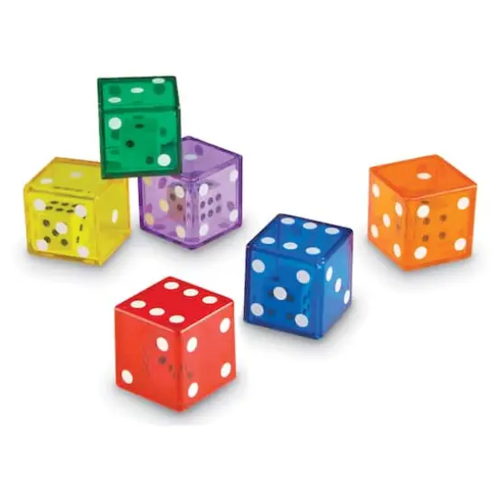 Jumbo Dice in Dice, Set of 12 {3}