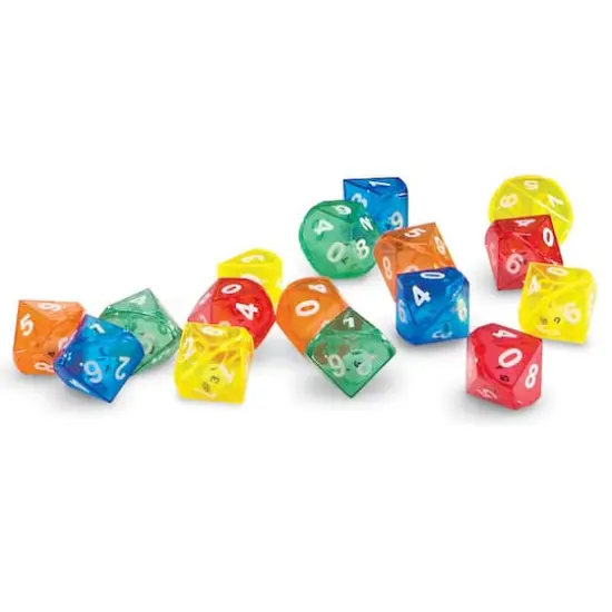 10-Sided Dice in Dice, Set of 72 {1}