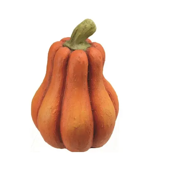 Two-Tone Fall Harvest Tabletop Artificial Pumpkin {1}