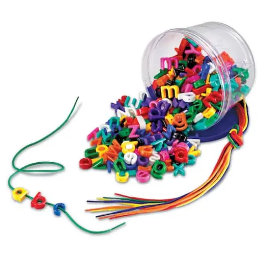 Learning Resources&reg; Lowercase Lacing Alphabet Set {4}