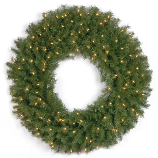 36" Norwood Fir Wreath with 100ct. Clear Lights {1}