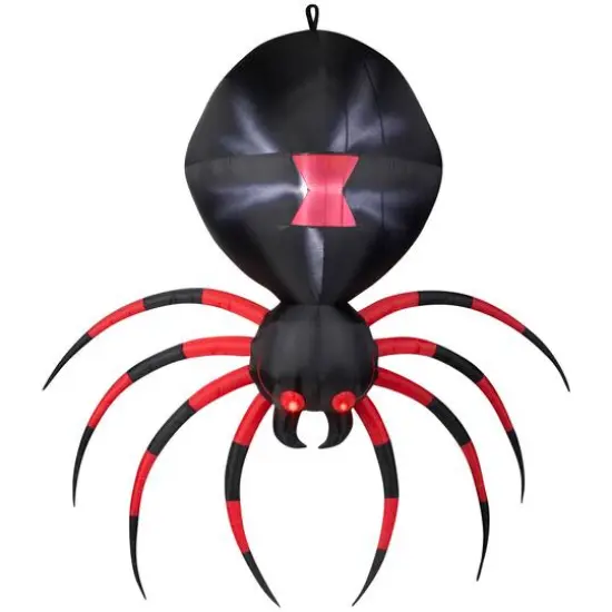 2ft. Airblown&reg; Inflatable Halloween Black Spider {1}