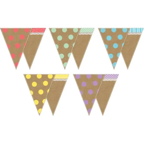 Teacher Created Resources Shabby Chic Pennants {1}