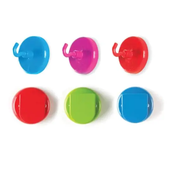 Learning Resources&reg; Super Strong Magnetic Hooks & Clips, Set Of 6 {1}