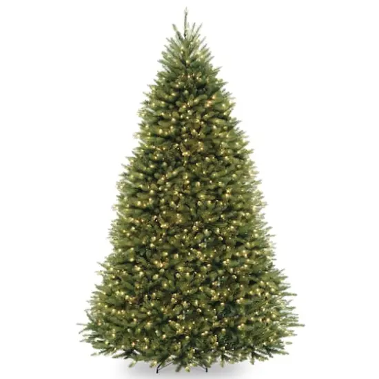 9ft. Pre-Lit Dunhill&reg; Fir Tree Artificial Christmas Tree, Clear Lights {1}