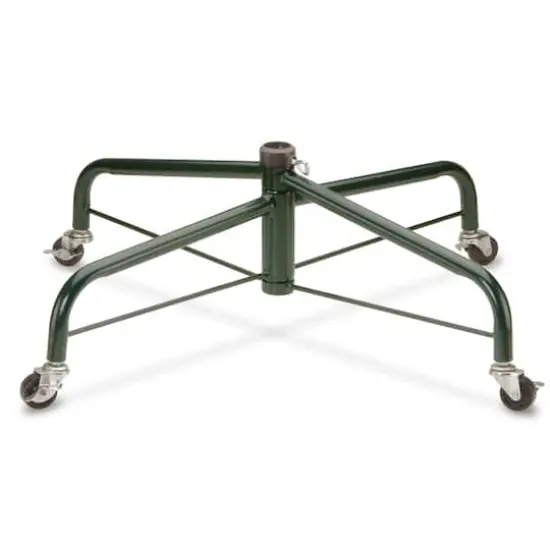 National Tree Company&reg; 28" Folding Tree Stand With Rolling Wheels, 1.25" Pole {1}