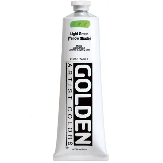 Golden&reg; Heavy Body Acrylic Paint, 5oz. 1560 Light Green (Yellow Shade) {1}