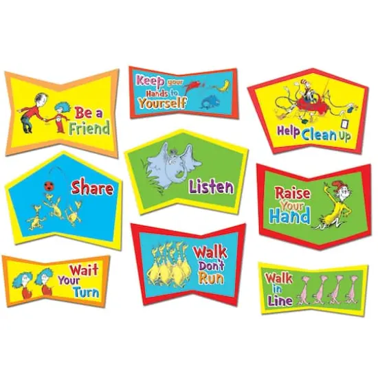 Dr. Seuss&trade; Classroom Rules Bulletin Board Set {1}