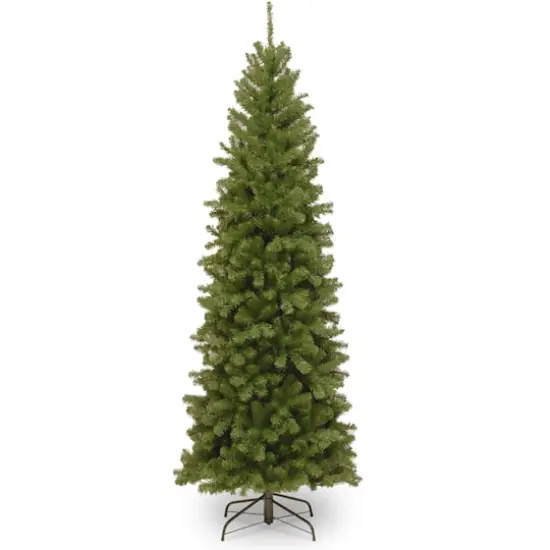6ft. Unlit North Valley&reg; Spruce Pencil Slim Artificial Christmas Tree {1}