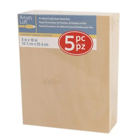 Cradled Wood Painting Panel Pack by Artist's Loft&trade; Necessities&trade; {1}