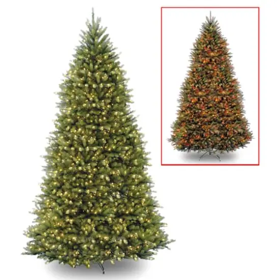 12ft. Prelit Dunhill&reg; PowerConnect&trade; Fir Artificial Christmas Tree, Dual Color&reg; LED Lights {1}