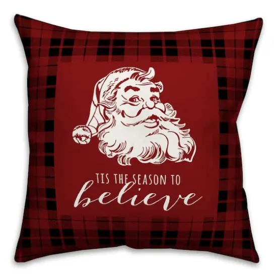 Tis the Season to Believe Throw Pillow {1}