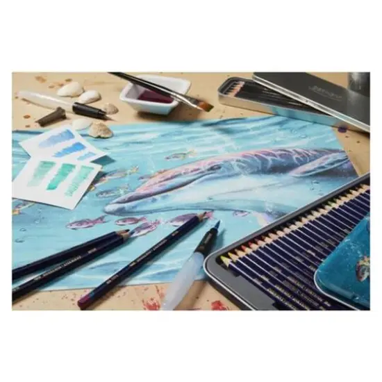 Derwent&reg; Inktense Pencil 72 Color Tin Set {4}