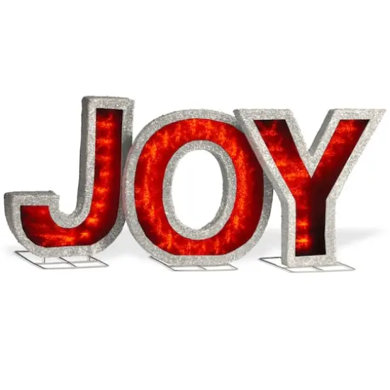 4.5ft. JOY Pre-Lit LED Sign  {1}