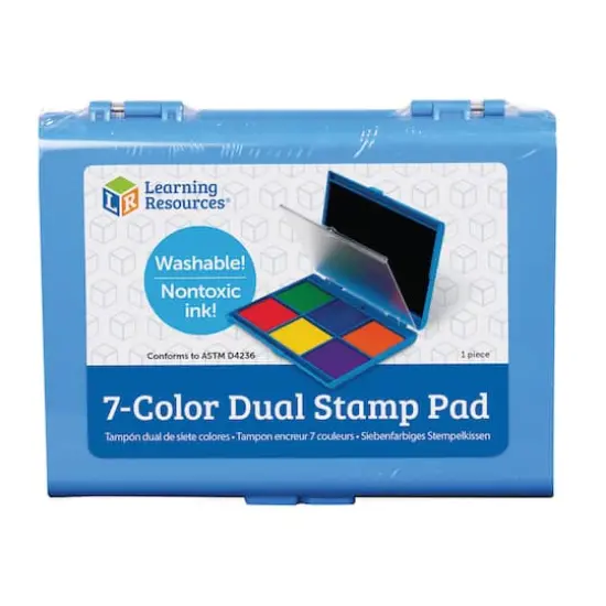 Learning Resources&reg; 7-Color Washable Ink Stamp Pad {3}