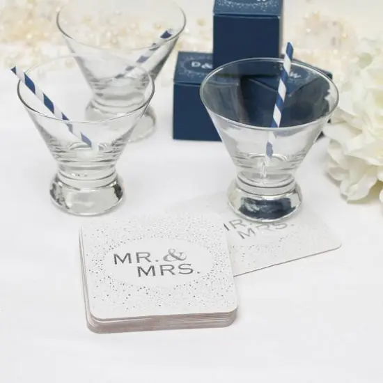 Hortense B. Hewitt Co.&trade; Silver Dot Coasters {3}