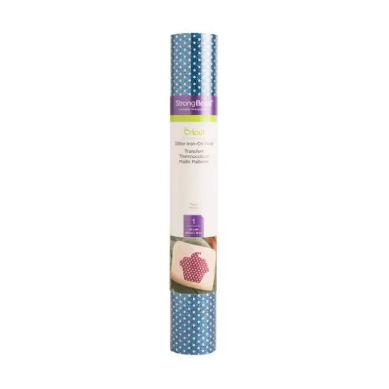 Cricut&reg; Glitter Iron-On Mesh Royal {1}