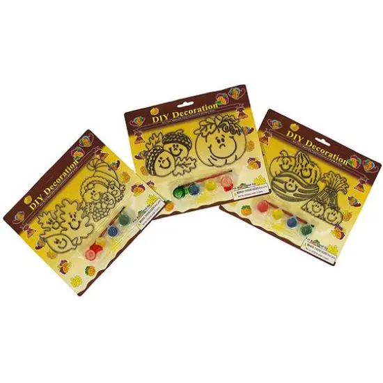 DIY Paint It Autumn Decorations, 288 Pack {1}