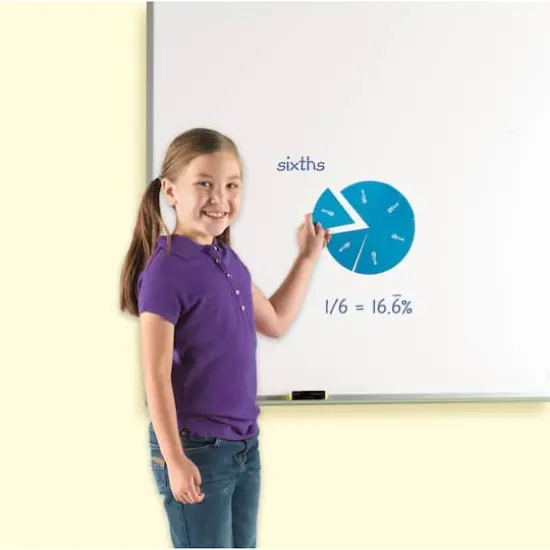 Learning Resources&reg; Double-sided Magnetic Fraction Circles {5}