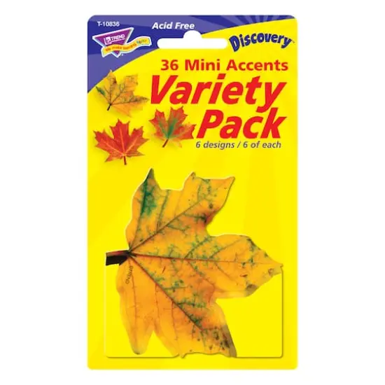 Trend Enterprises® Maple Leaves Mini Accents Variety Pack, 6 Pack {3}