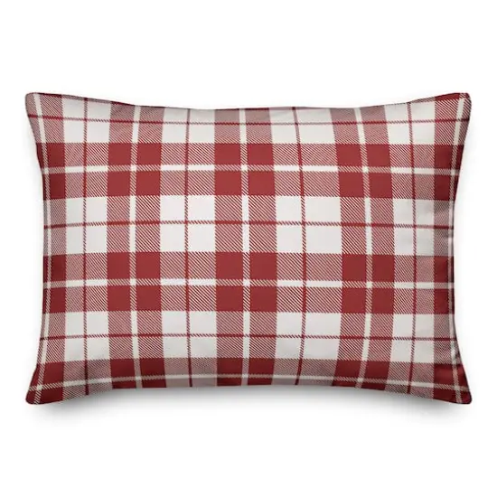 Designs Direct Have Yourself A Merry Little Christmas Plaid 14x20 Throw Pillow {3}