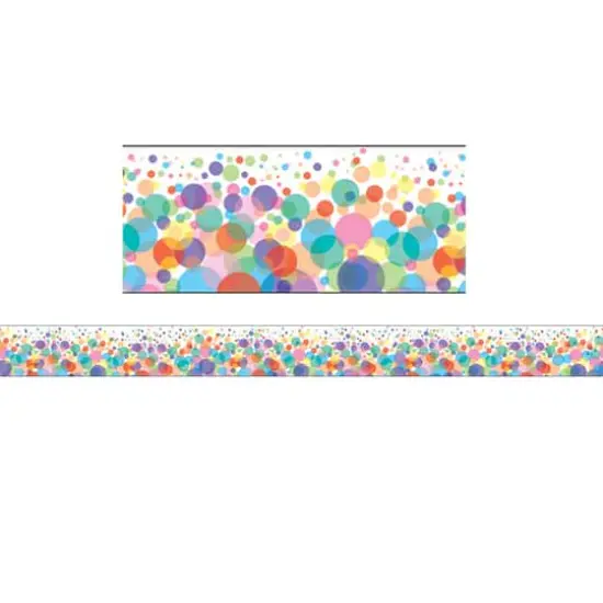 Carson Dellosa Education&reg; Bubbles Straight Borders, 216ft. {1}