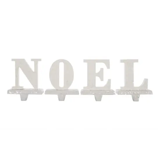 Glitzhome&reg; Christmas Noel Stocking Holder Set {1}