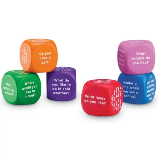 Learning Resources&reg; Conversation Cubes Set {1}