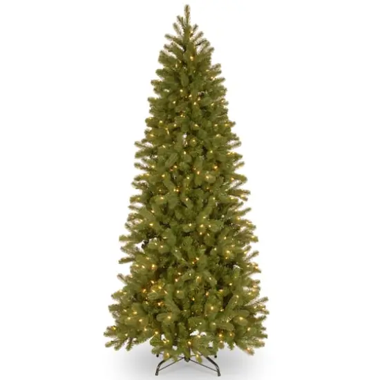 7ft. Pre-Lit Feel Real® Downswept Douglas® Fir Artificial Christmas Tree, 300 Dual Color® LED Lights {1}