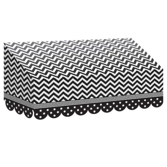 Teacher Created Resources Black & White Chevrons and Dots Awning {1}