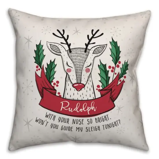 Designs Direct Midcentury Modern Rudolph 18x18 Throw Pillow {1}
