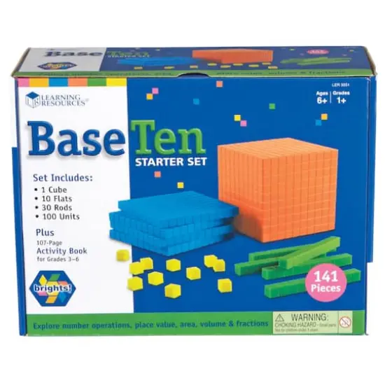 Learning Resources&reg; Brights!&trade; Base 10 Starter Set {1}