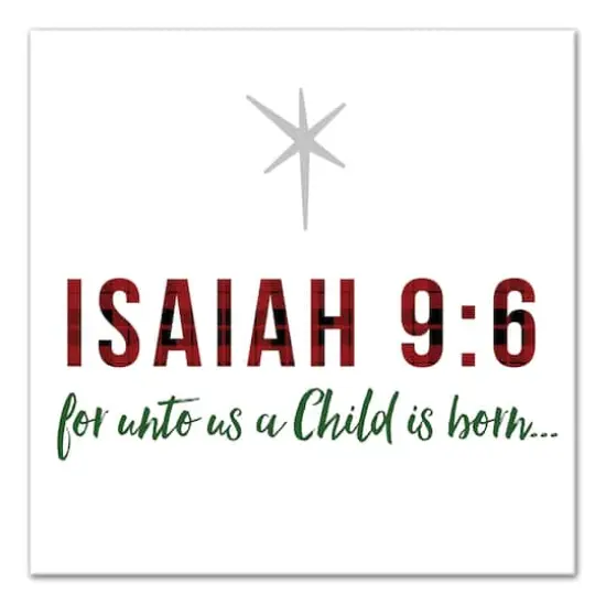Isaiah 9:6 Canvas Wall Art {1}