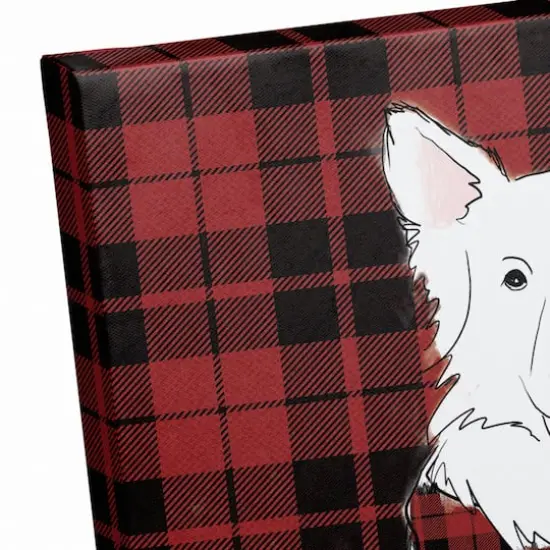 Santa Don't Forget Me Canvas Wall Art {3}