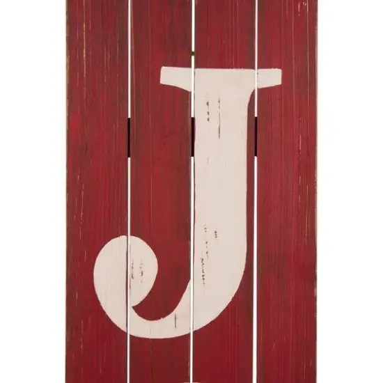 Glitzhome&reg; 42" Joy Christmas Wooden Porch Sign {6}
