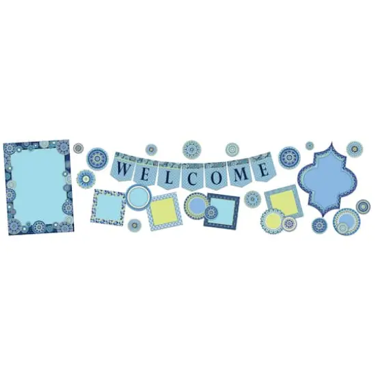 Blue Harmony Welcome Bulletin Board Set {1}