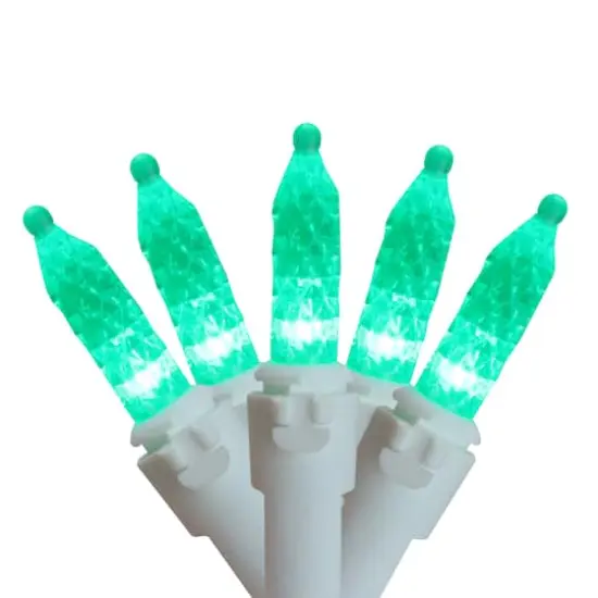 70ct. Green LED M5 Mini Christmas Lights {1}