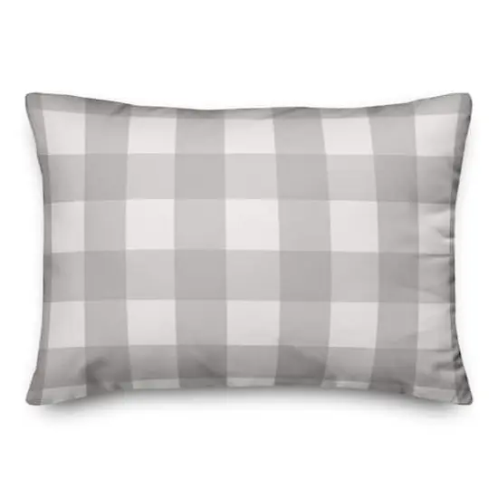 Designs Direct Joy Checkered 14x20 Throw Pillow {3}