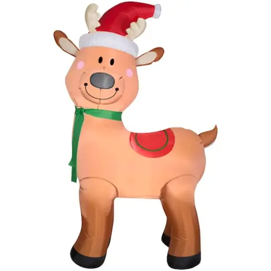 6ft. Airblown&reg; Inflatable Christmas Reindeer {1}