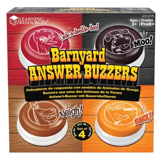 Learning Resources&reg; Barnyard Answer Buzzers Set {1}