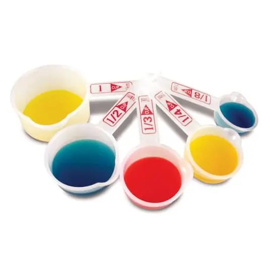 Learning Resources&reg; Measuring Cups, 5 Per Set, 6 Sets {3}